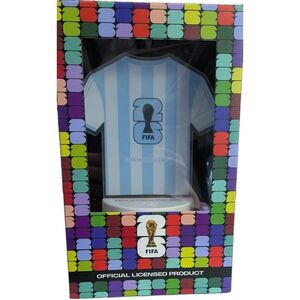 FIFA World Cup 2026 Argentina Jersey LED Acrylic Table Lamp NIB